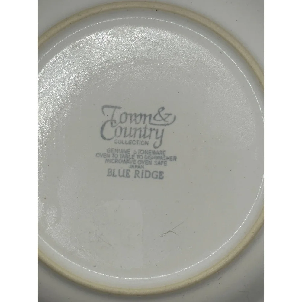 Town & Country Blue Ridge Stoneware 6